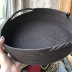 Фото из отзыва к Шнур вязаный 5 мм шоколадный с сердечником