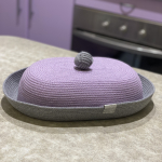 Фото из отзыва к Шнур вязаный 5 мм сиреневый с сердечником