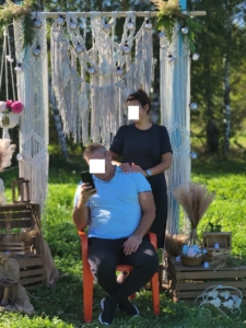 Фото из отзыва к Видео-урок Арка макраме 2,2х1,6 м