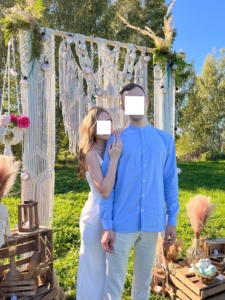 Фото из отзыва к Видео-урок Арка макраме 2,2х1,6 м