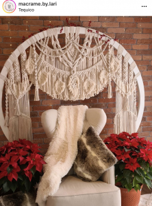 Фото из отзыва к Видео-урок Арка макраме 2,2х1,6 м