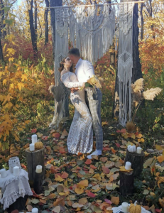 Фото из отзыва к Видео-урок Арка макраме 2,2х1,6 м