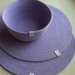 Фото из отзыва к Шнур вязаный 5 мм сиреневый с сердечником