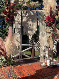 Фото из отзыва к Видео-урок Арка макраме 2,2х1,6 м