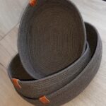 Фото из отзыва к Шнур вязаный 5 мм шоколадный с сердечником