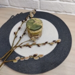 Фото из отзыва к Шнур вязаный 5 мм лён с сердечником