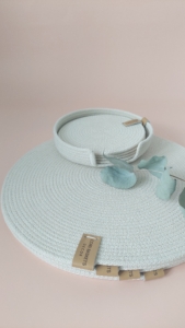 Фото из отзыва к Шнур вязаный 5 мм молочный с сердечником