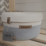 Фото из отзыва к Шнур плетёный 5 мм молочный с сердечником