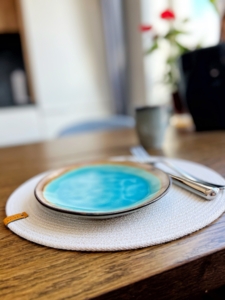 Фото из отзыва к Шнур вязаный 5 мм молочный с сердечником