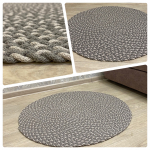 Фото из отзыва к Шнур вязаный 5 мм лён с сердечником