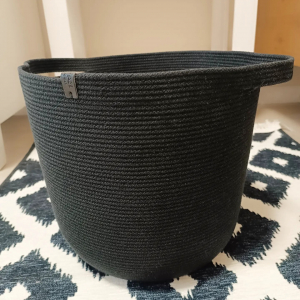 Фото из отзыва к Шнур вязаный 5 мм чёрный с сердечником