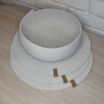 Фото из отзыва к Шнур вязаный 5 мм лён с сердечником