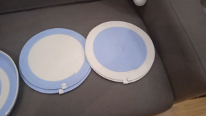 Фото из отзыва к Шнур плетёный 5 мм молочный с сердечником