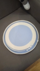 Фото из отзыва к Шнур плетёный 5 мм молочный с сердечником