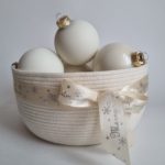 Фото из отзыва к Шнур плетёный 5 мм молочный с сердечником