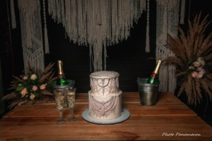 Фото из отзыва к Материалы и видео-урок “Арка макраме 2,2 х 1,6 м”