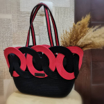 Фото из отзыва к Шнур вязаный 5 мм чёрный с сердечником