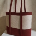 Фото из отзыва к Шнур вязаный 5 мм бордо с сердечником