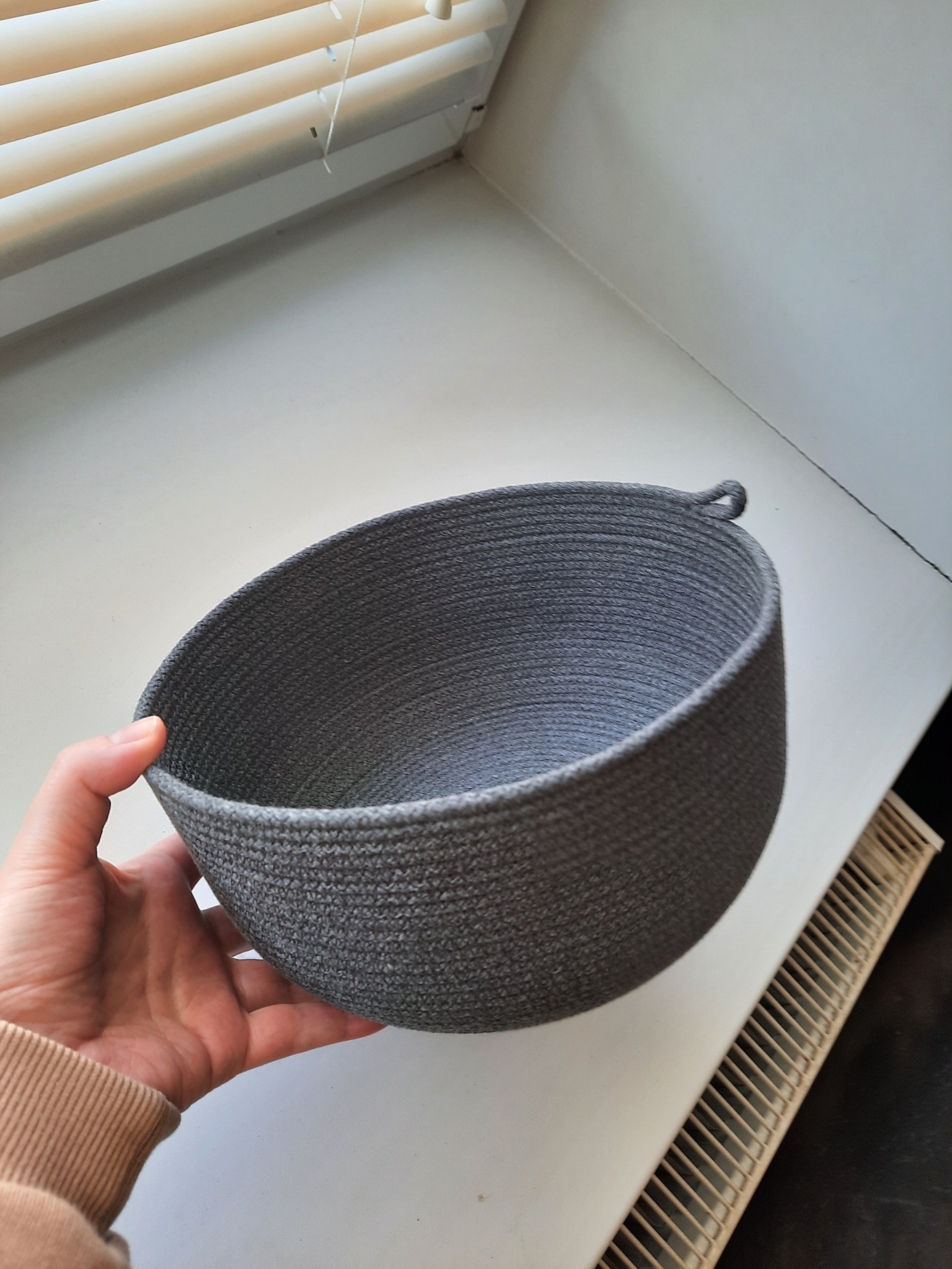 Шнур вязаный 5 мм графитовый с сердечником - w.ALL.s