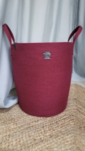 Фото из отзыва к Шнур вязаный 5 мм бордо с сердечником