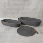 Фото из отзыва к Шнур вязаный 5 мм графитовый с сердечником