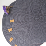 Фото из отзыва к Шнур вязаный 5 мм графитовый с сердечником