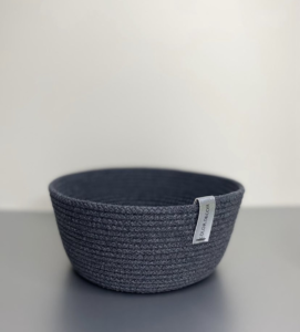 Фото из отзыва к Шнур вязаный 5 мм графитовый с сердечником