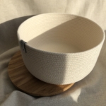 Фото из отзыва к Шнур вязаный 5 мм красный с сердечником