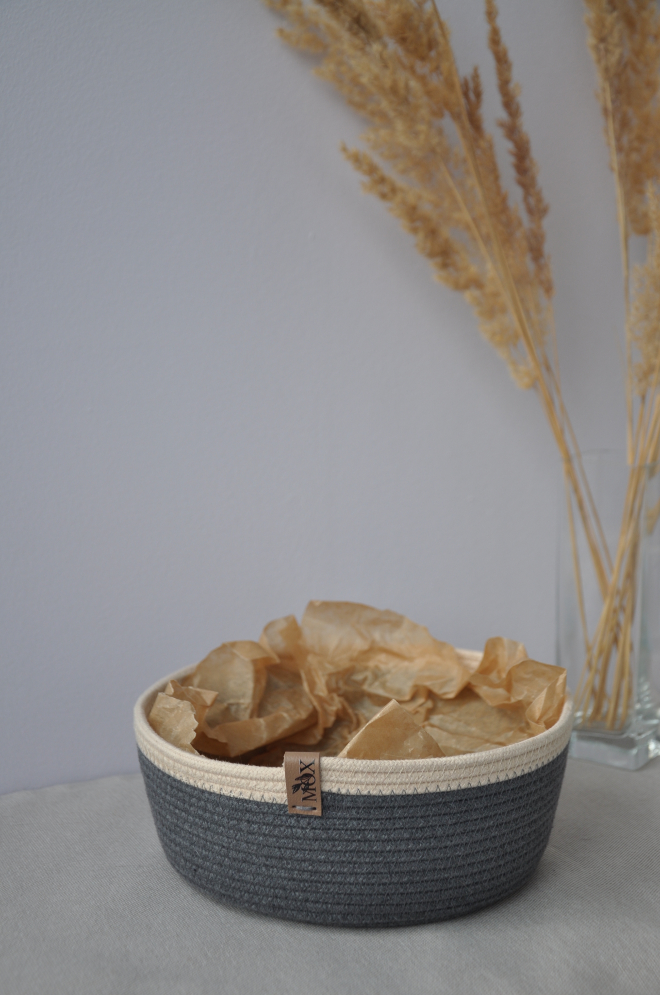 Шнур вязаный 5 мм графитовый с сердечником - w.ALL.s