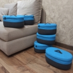 Фото из отзыва к Шнур вязаный 5 мм графитовый с сердечником