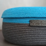 Фото из отзыва к Шнур вязаный 5 мм графитовый с сердечником