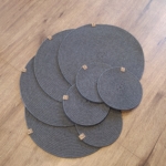 Фото из отзыва к Шнур вязаный 5 мм графитовый с сердечником