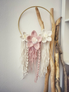 Фото из отзыва к Видео-курс Цветы и Листья Макраме