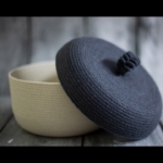 Фото из отзыва к Шнур вязаный 5 мм графитовый с сердечником