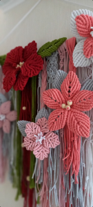 Фото из отзыва к Видео-курс Цветы и Листья Макраме