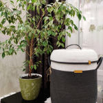 Фото из отзыва к Шнур вязаный 5 мм графитовый с сердечником