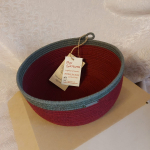 Фото из отзыва к Шнур вязаный 5 мм бордо с сердечником