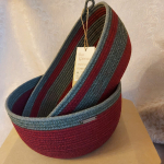 Фото из отзыва к Шнур вязаный 5 мм бордо с сердечником