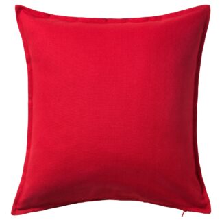 Чехол на подушку красный