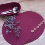 Фото из отзыва к Шнур вязаный 5 мм бордо с сердечником