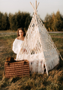 Фото из отзыва к Видео-урок Вигвам 1,9 х 1,3 х 1,3 м