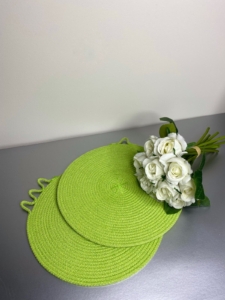 Фото из отзыва к Шнур вязаный 5 мм салатовый с сердечником