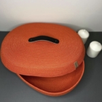 Фото из отзыва к Шнур вязаный 5 мм оранжевый с сердечником