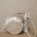 Фото из отзыва к Шнур вязаный 5 мм песочный с сердечником