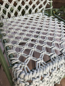 Фото из отзыва к Гамаковый шнур 5 мм, шалфей