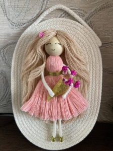 Фото из отзыва к Шпагат 4 мм персиковый светлый