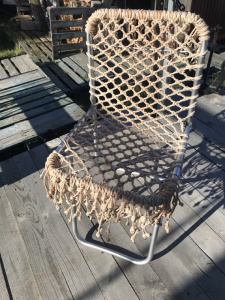 Фото из отзыва к Гамаковый шнур 5 мм, карамельный