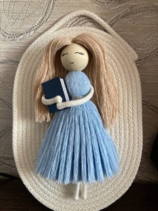 Фото из отзыва к Шпагат 4 мм персиковый светлый