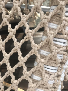 Фото из отзыва к Гамаковый шнур 5 мм, карамельный