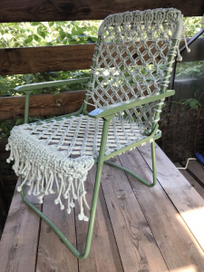 Фото из отзыва к Гамаковый шнур 5 мм, шалфей